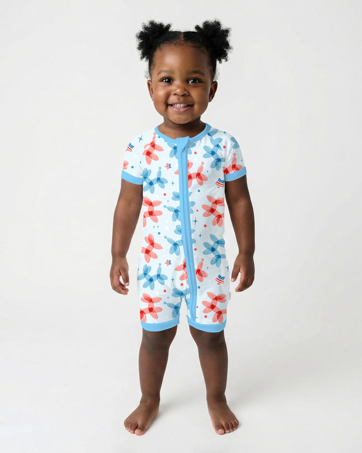 American Balloon Dog Party Bamboo Shorty Zippy