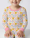 Pesach Sameach Matching Family Bamboo Two Piece Long Sleeve Pajama Set