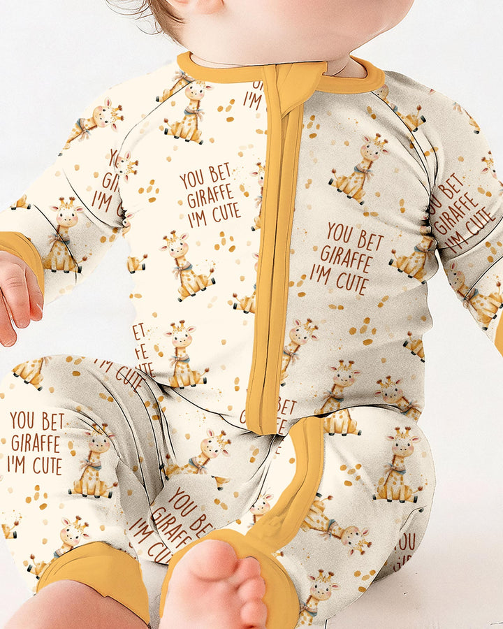 You Bet Giraffe I'm Cute Bamboo Convertible Zippy