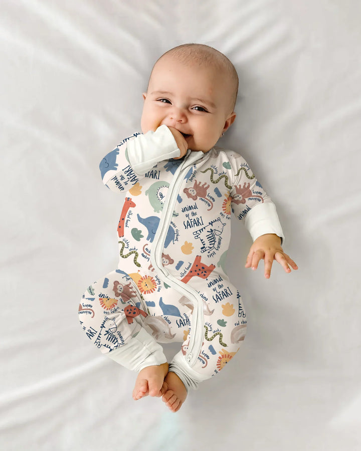 Funny African Animals Bamboo Convertible Zippy