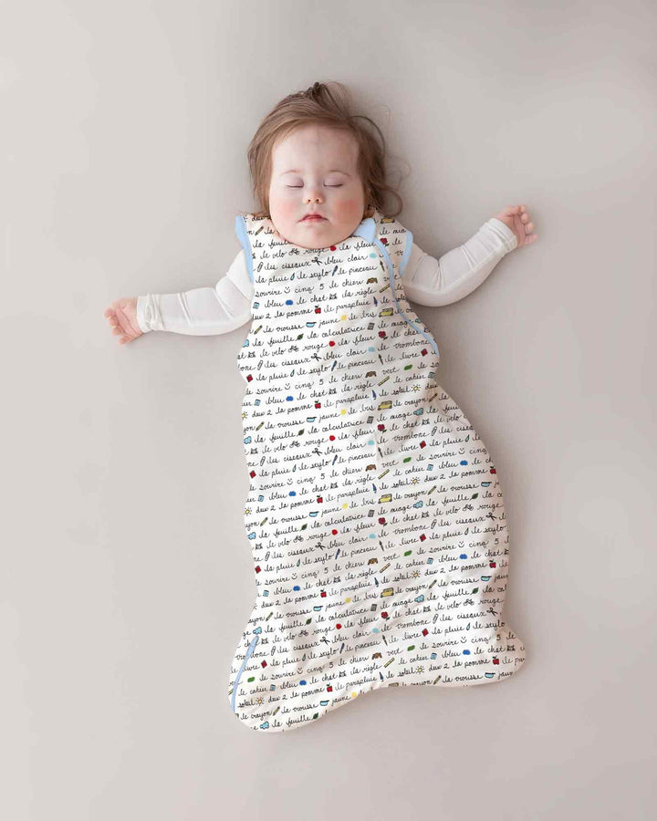 French Classroom Notes Bamboo Sleep Bag