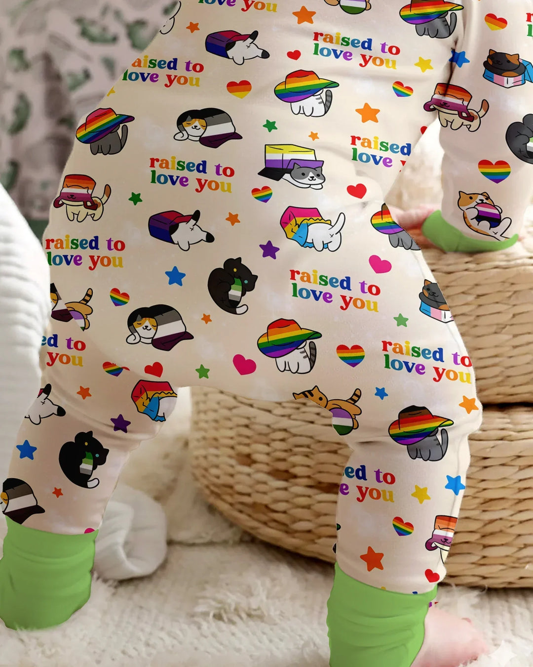 Rainbow Paws Family Matching Bamboo Convertible Zippy