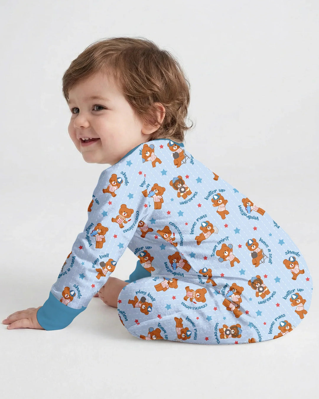 Born To Play Baseball Bamboo Convertible Zippy