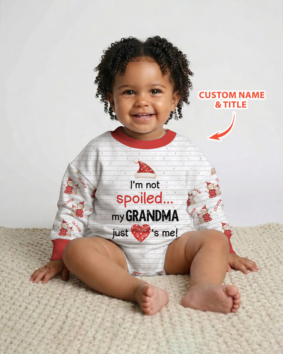 Custom Name I'm Not Spoiled Bamboo Bubble Romper