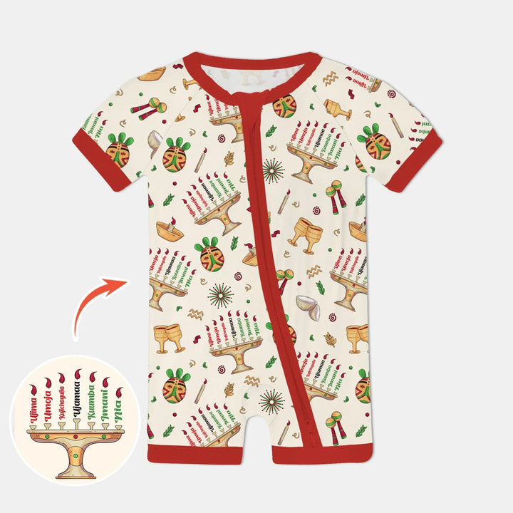 Happy Kwanzaa Bamboo Shorty Zippy