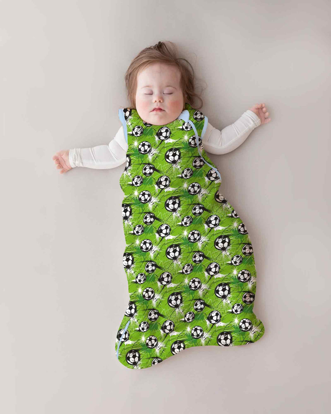 Green Soccer Energy Bamboo Sleep Bag