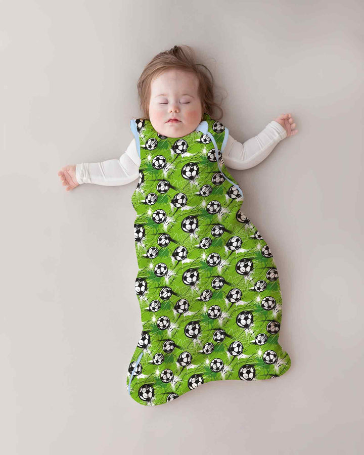 Green Soccer Energy Bamboo Sleep Bag