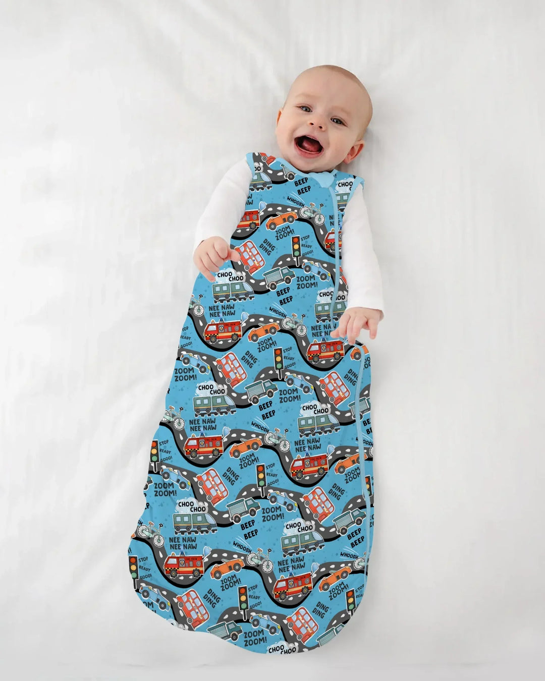 Zoom Zoom Beep Beep Bamboo Sleep Bag