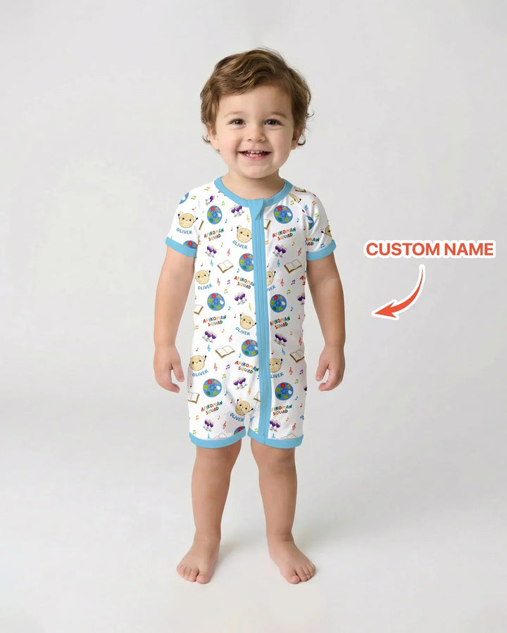 Custom Name Passover Afikoman Squad Bamboo Shorty Zippy