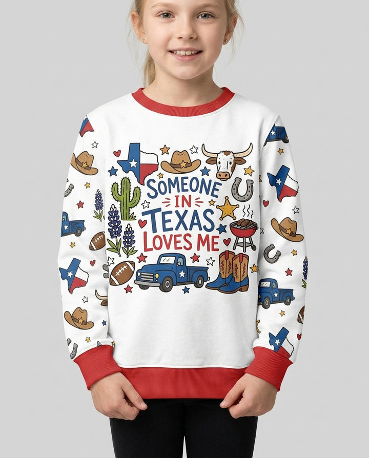 Someone in Texas Loves Me Bamboo Crewneck Sweatshirt