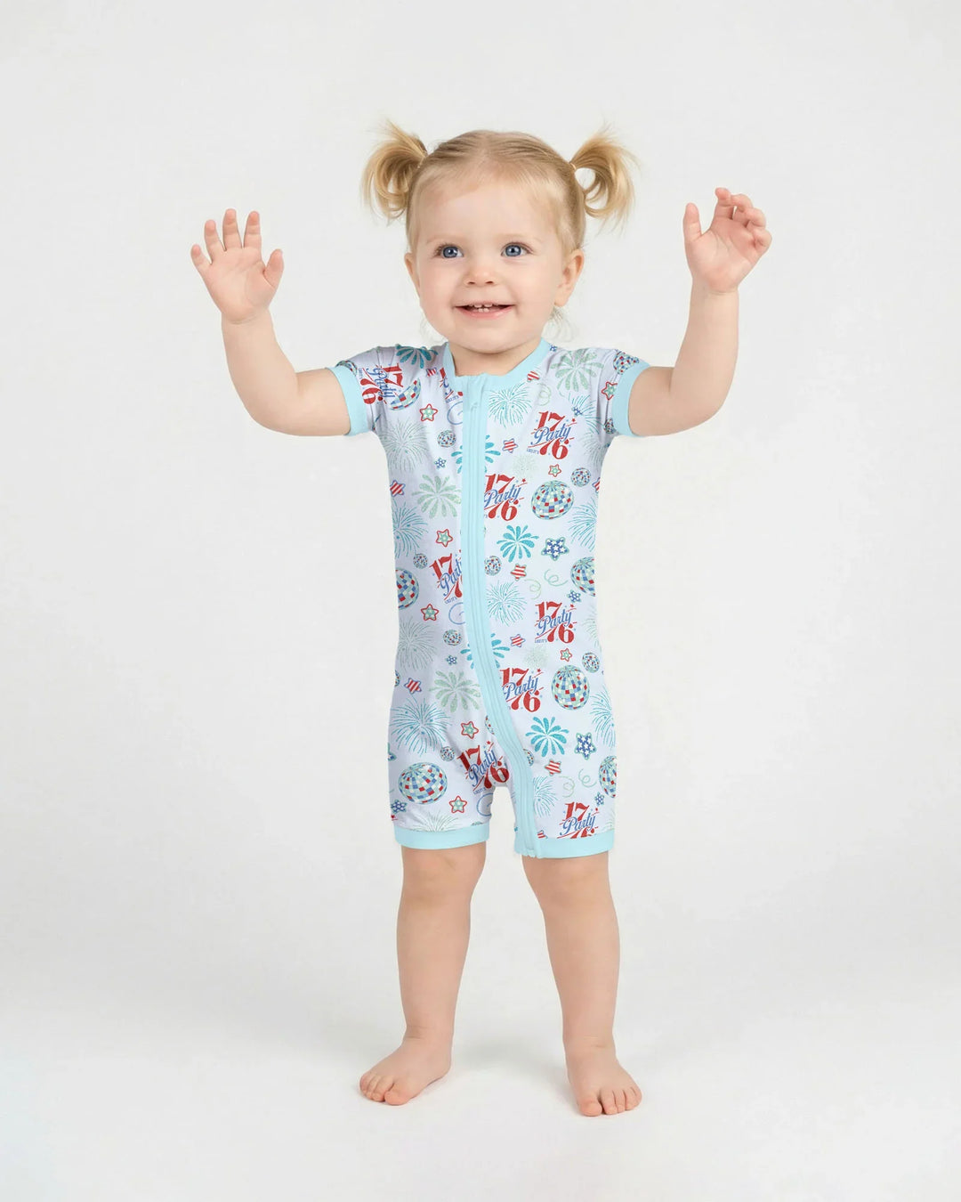 Land Of Free Family Matching Bamboo Shorty Zippy