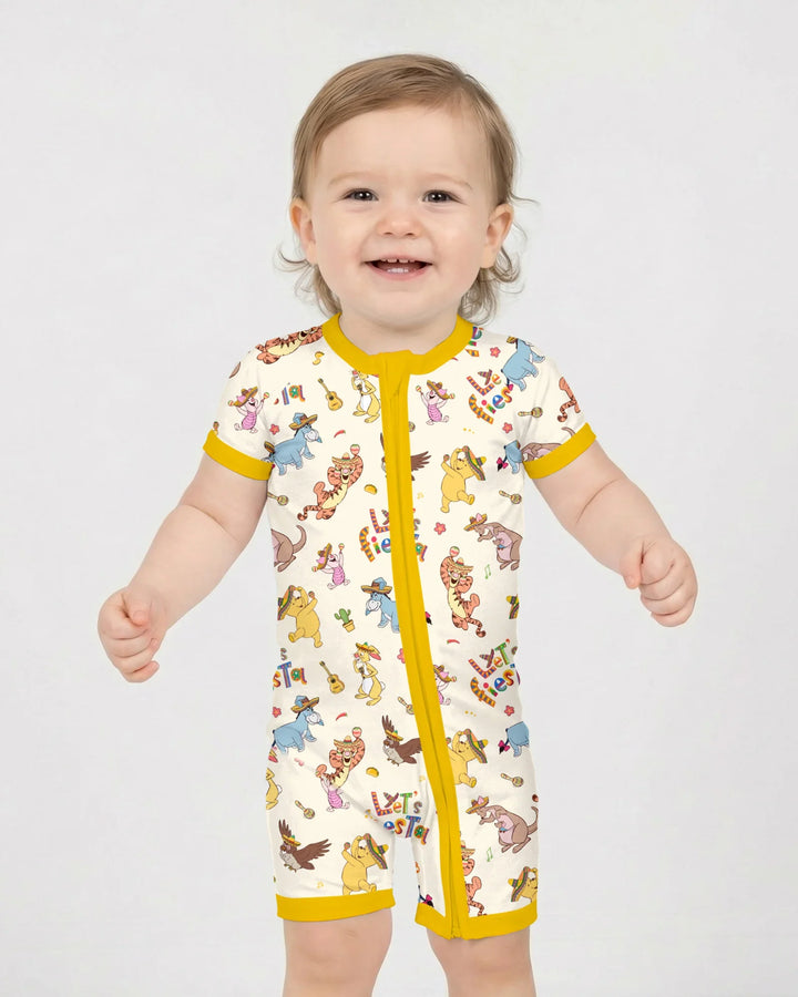 Let's Fiesta Bamboo Shorty Zippy