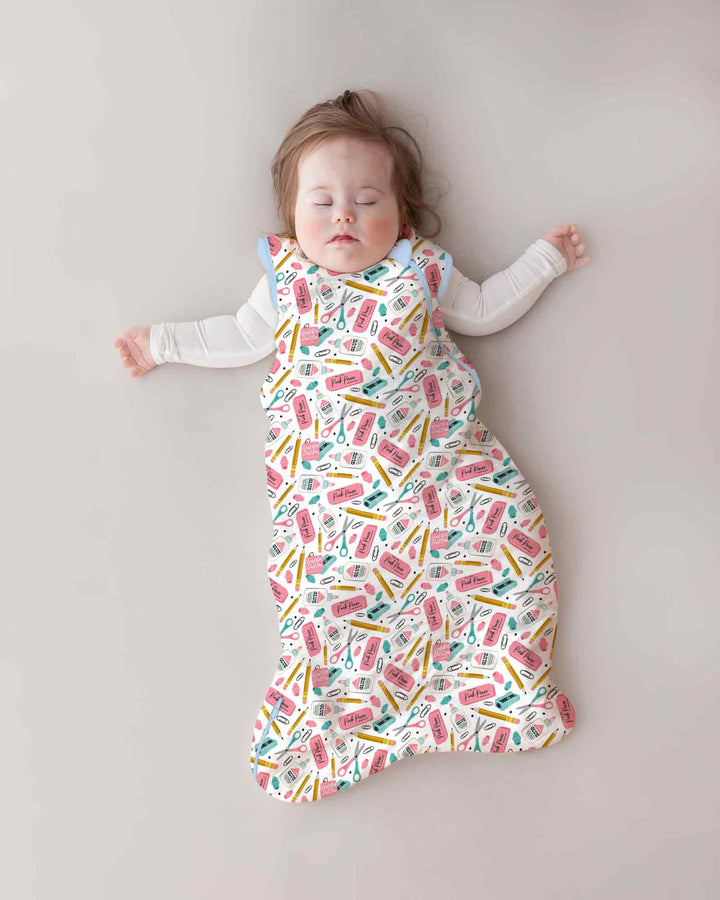 Pink Power School Supplies Bamboo Sleep Bag