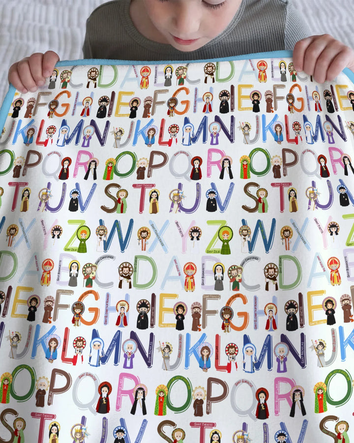 Saint ABCs Bamboo Blanket