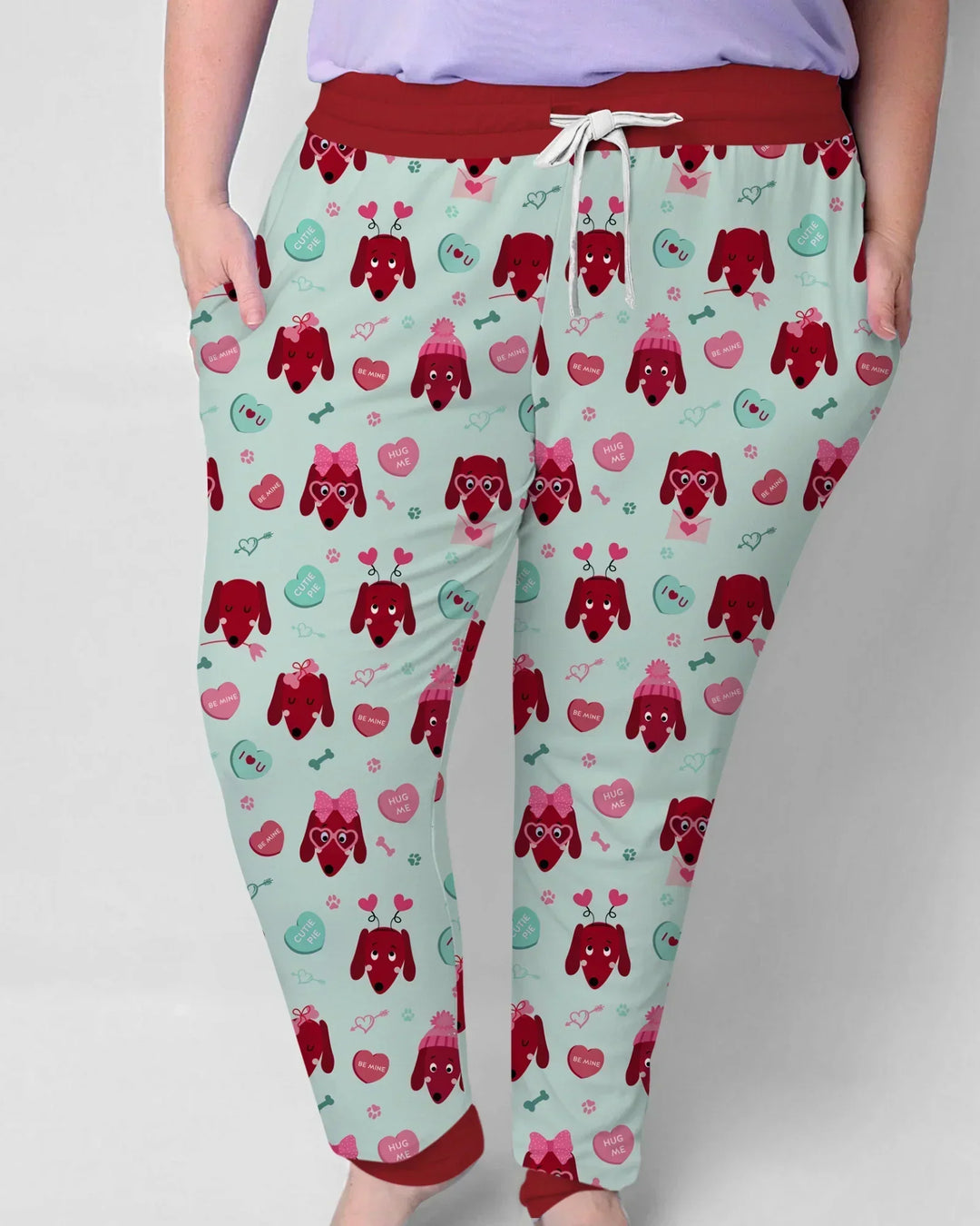 Dachshund Is My Valentine Bamboo Women Pajama Set