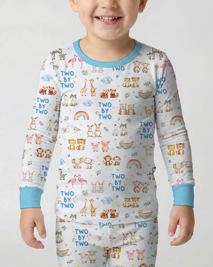 Two By Two Bamboo Two Piece Long Sleeve Pajama Set