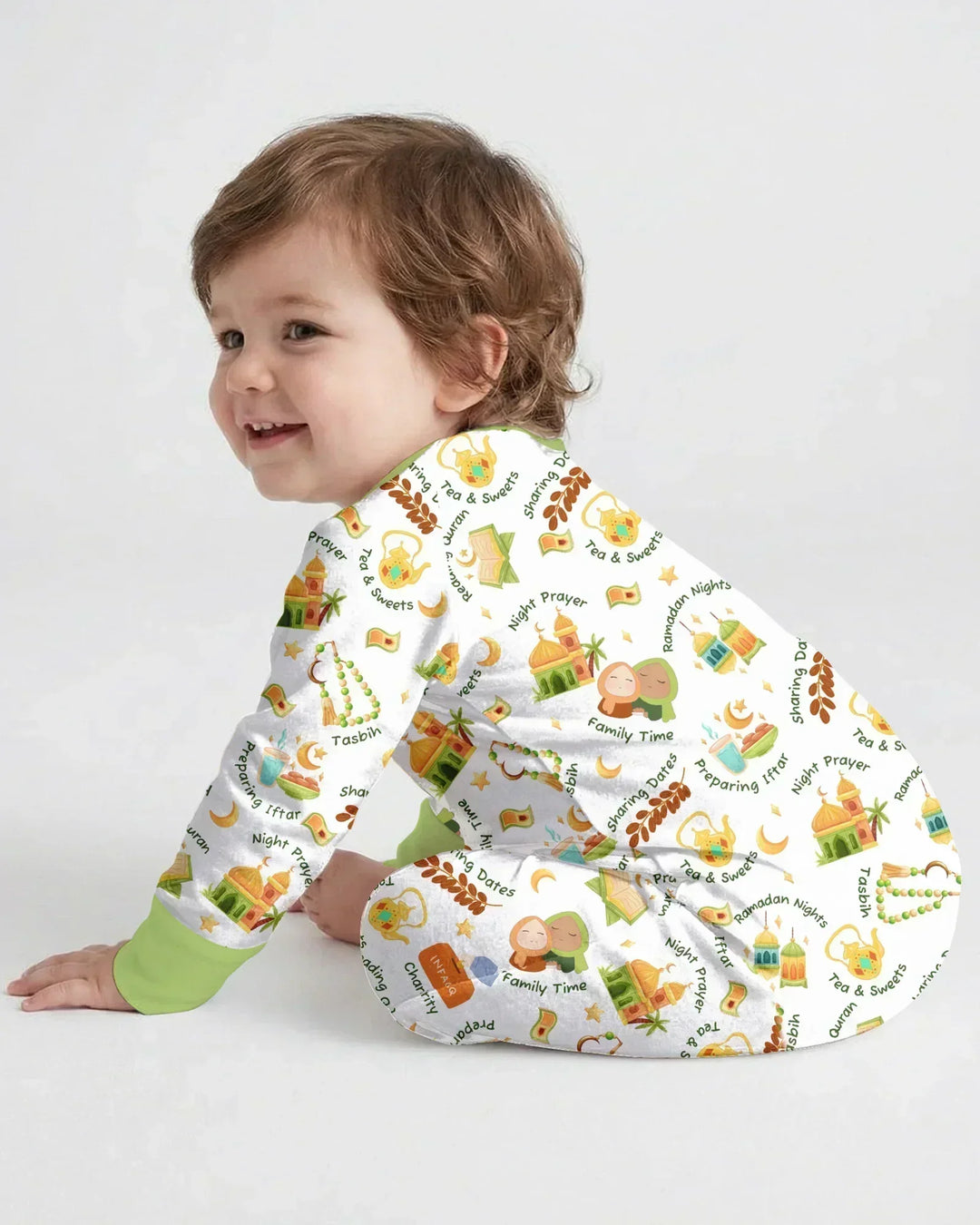Ramadan Mubarak Matching Family Bamboo Convertible Zippy