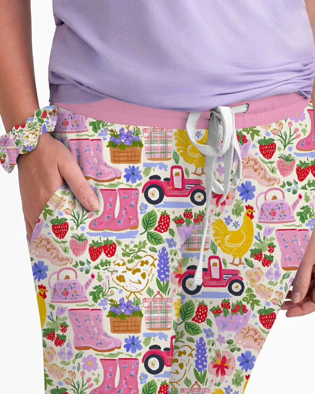 Farm Life Mommy & Me Matching Custom Bamboo Women Pajama Set