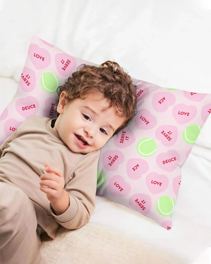 Tennis with Love Bamboo Pillow Case