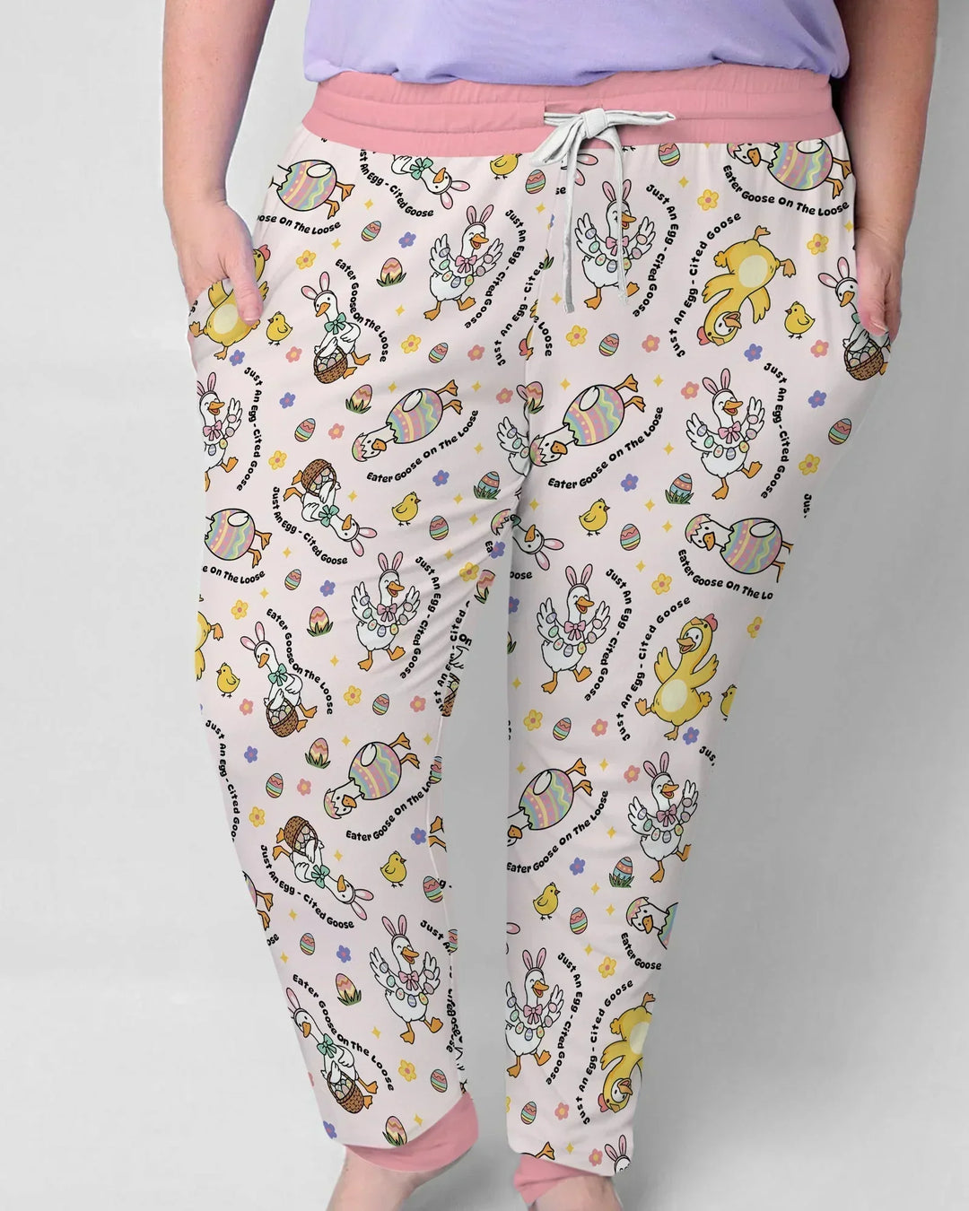 Easter Goose Family Matching Bamboo Women Pajama Set