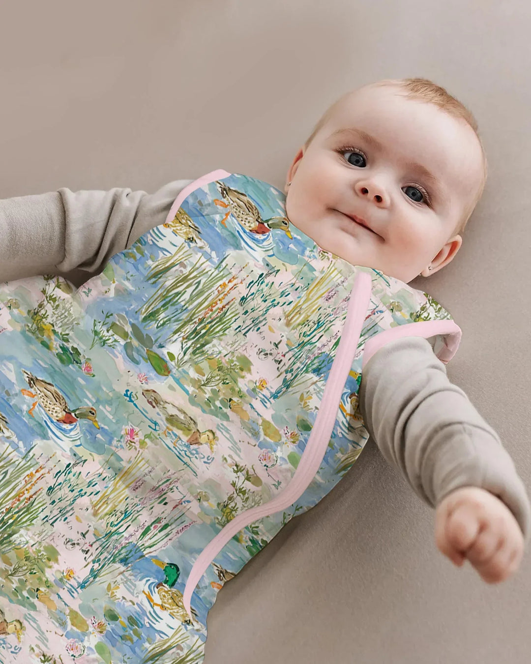 Watercolor Mallard Duck Bamboo Sleep Bag
