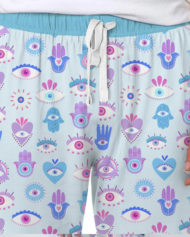 Hamsa Heart Guardians Family Matching Bamboo Men's Pajama Set