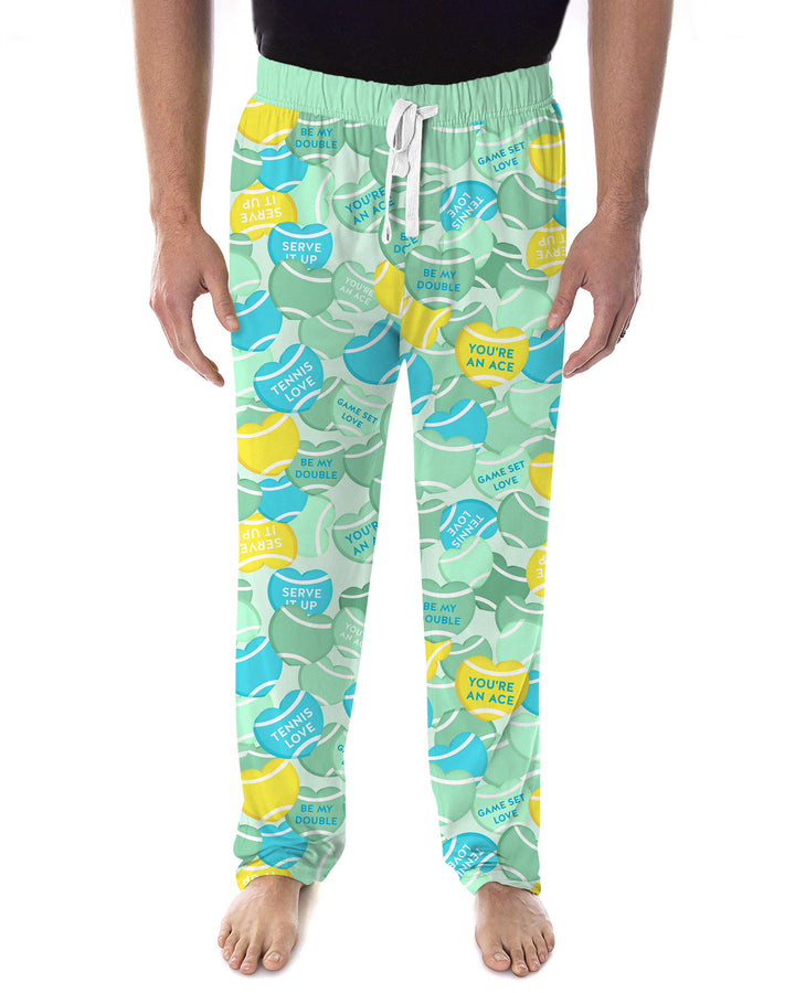 Tennis Candy Family Matching Bamboo Men's Pajama Set