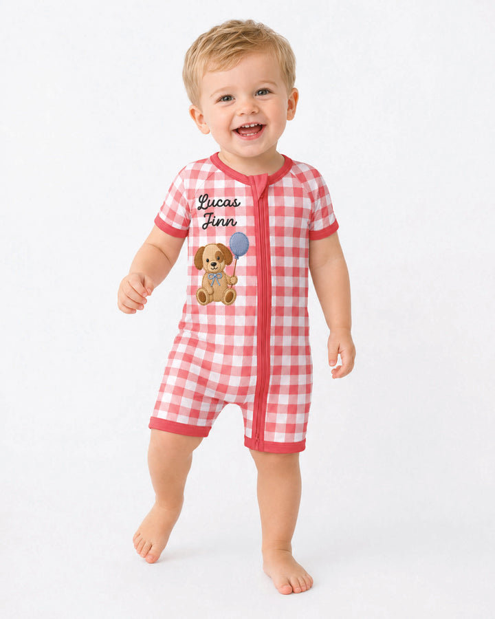 Teddy Bear Baby Bamboo Shorty Zippy