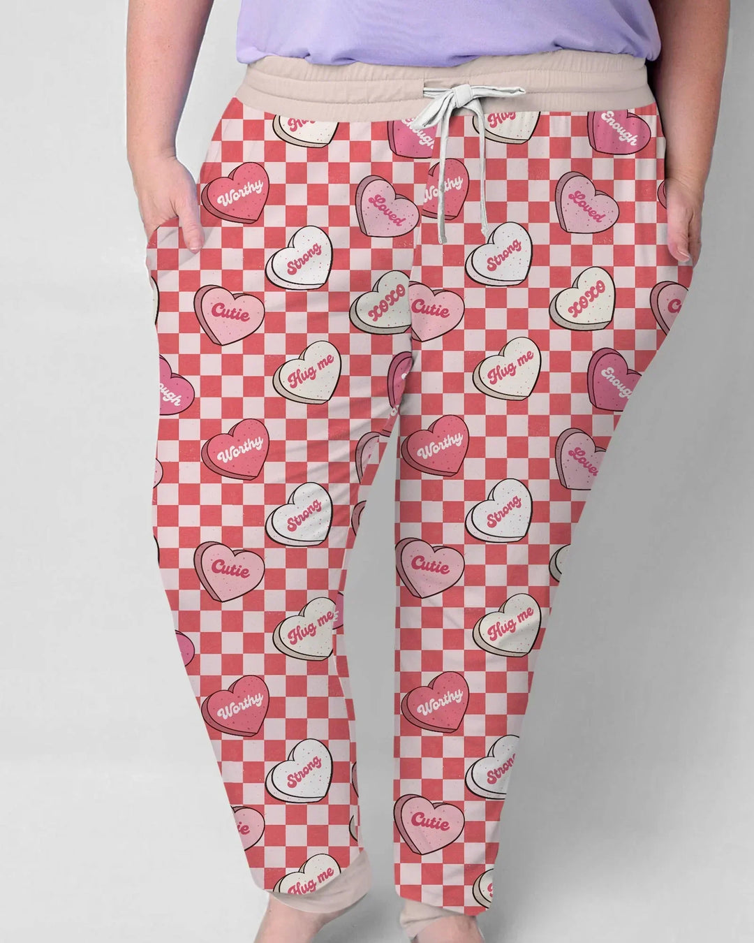 Valentine in Hearts Bamboo Women Pajama Set