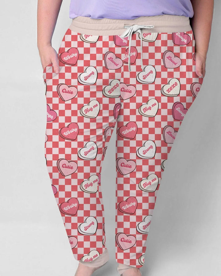 Valentine in Hearts Bamboo Women Pajama Set