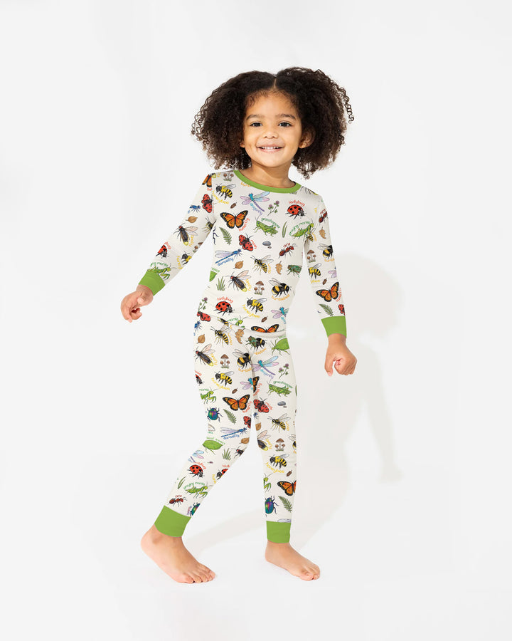 Template Bamboo Two Piece Long Sleeve Pyjamas Set