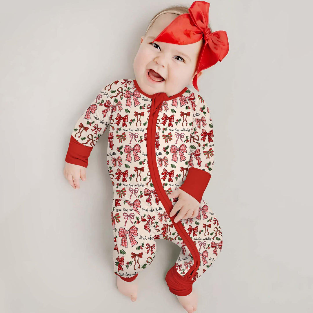 Coquette Christmas Bows Bamboo Convertible Zippy