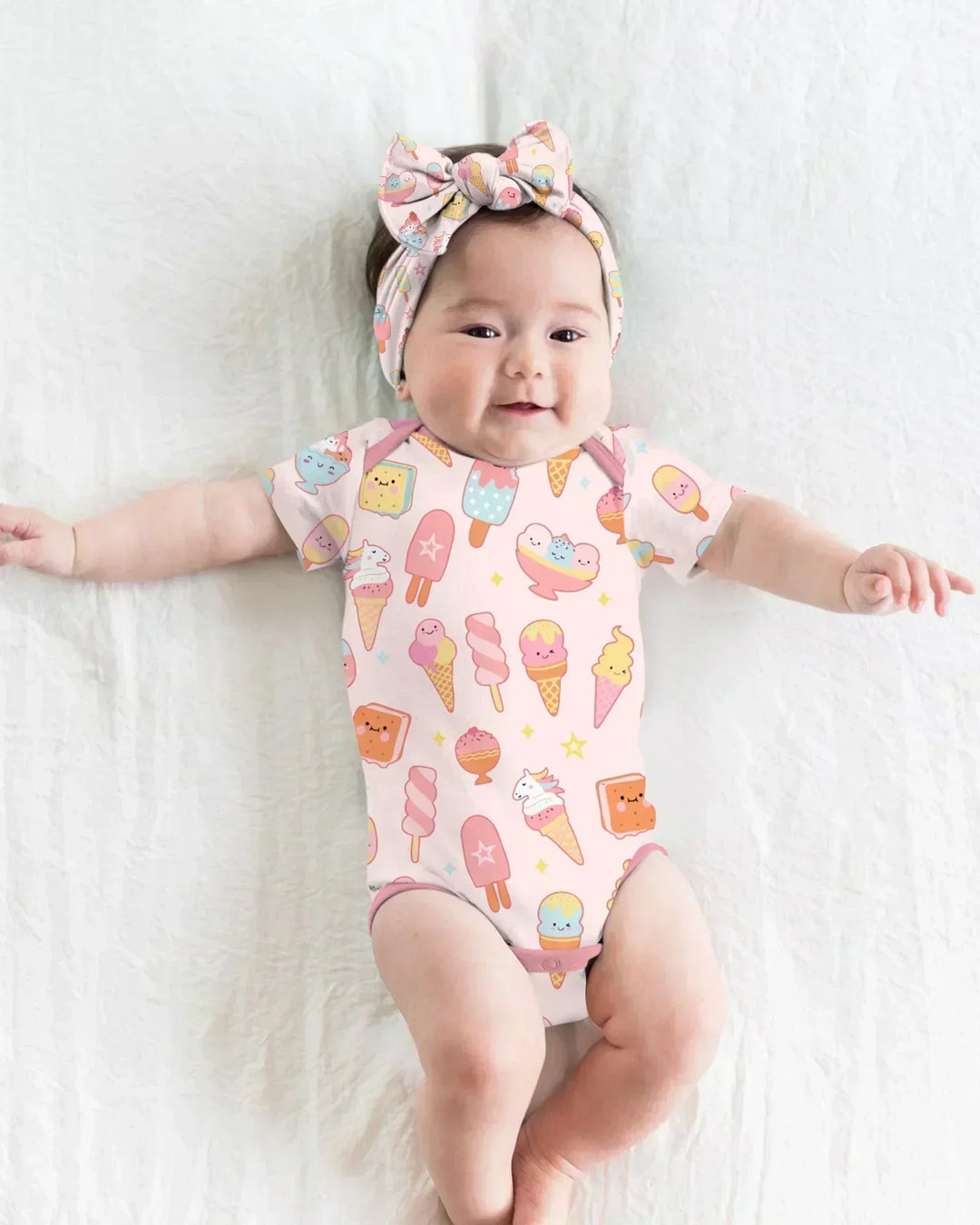 American Ice cream Bamboo Bodysuit