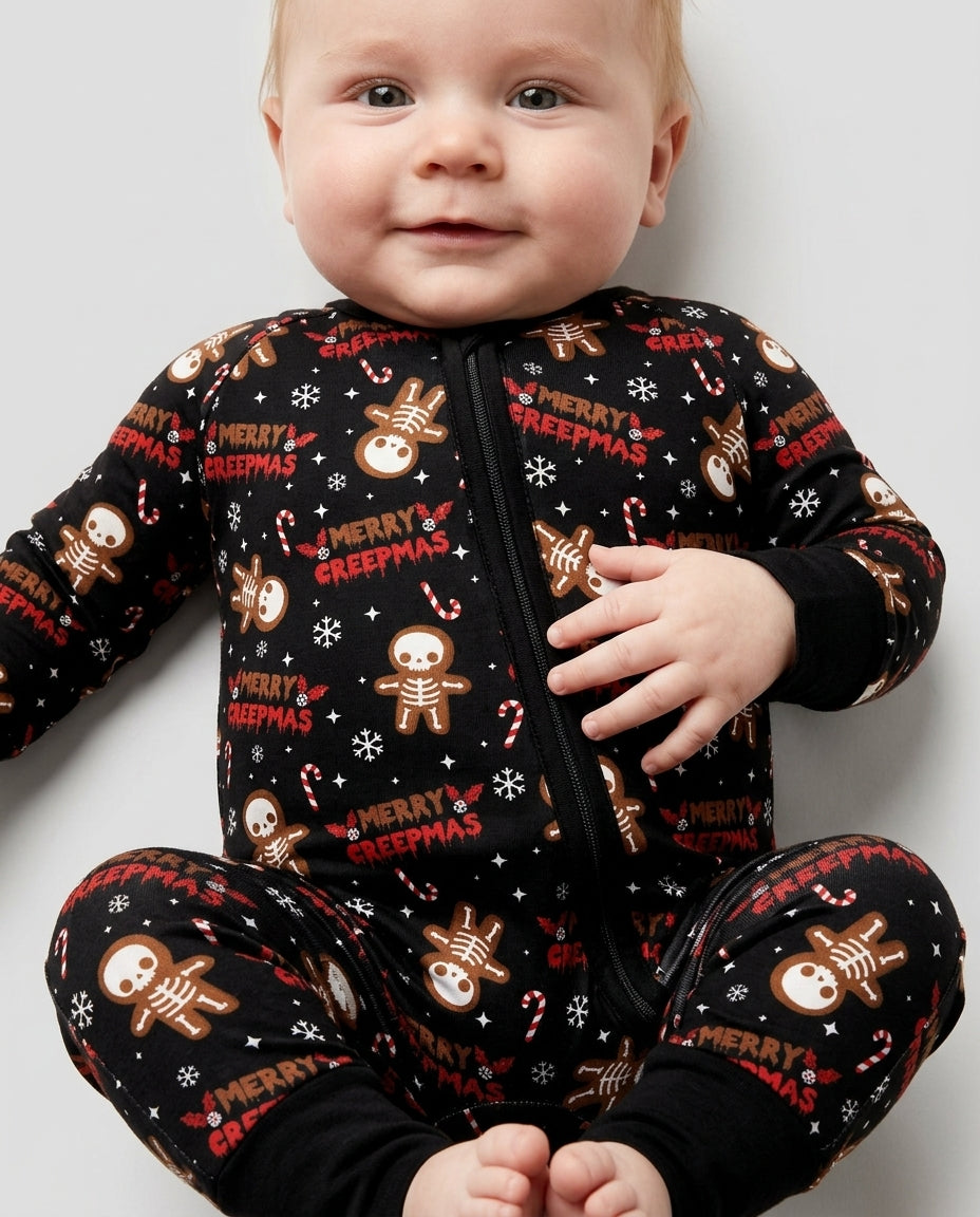 Merry Creepmas Cookies Bamboo Convertible Zippy