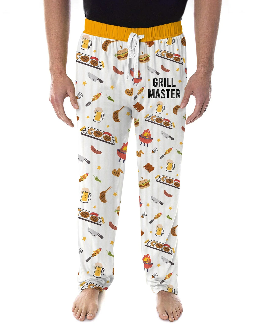 Embroidered Grill Dad Bamboo Men's Pajama Set