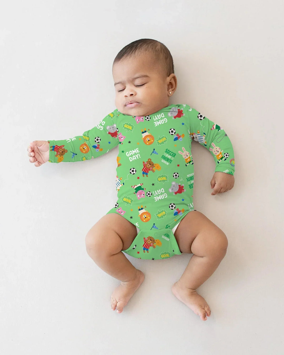 The World Cup Soccer Animals Bamboo Bodysuit