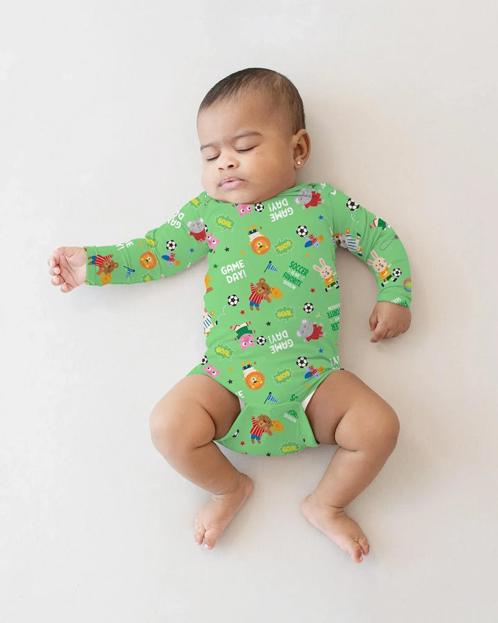 The World Cup Soccer Animals Bamboo Bodysuit