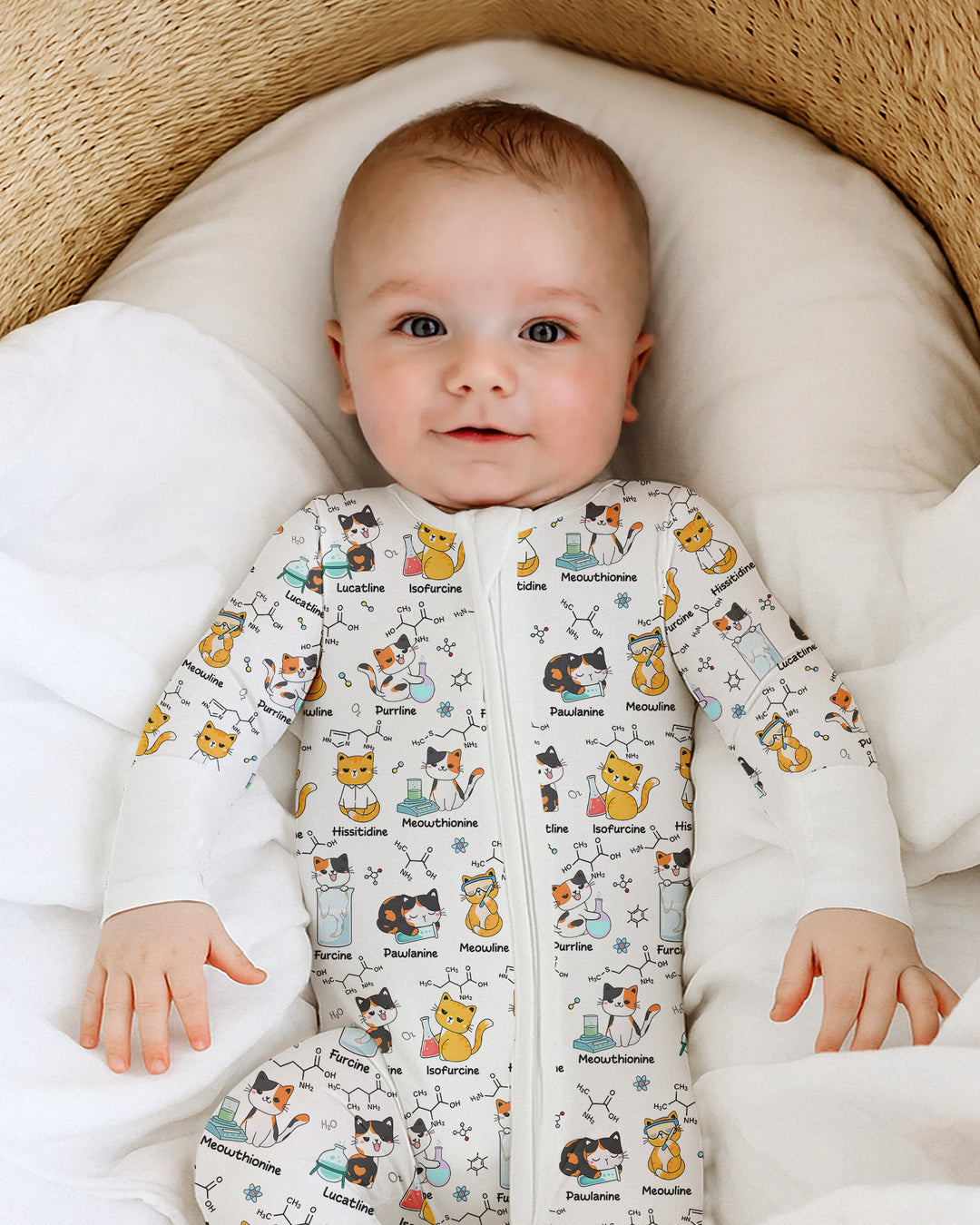 Biochemistry Cat Bamboo Convertible Zippy