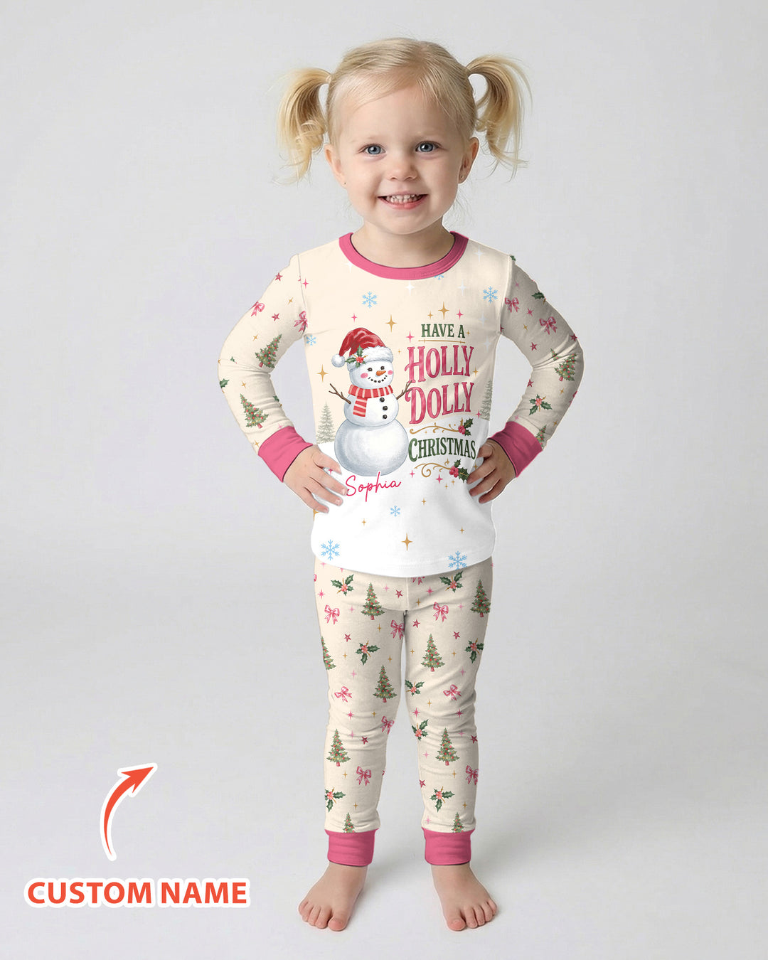Tis The Season Bamboo Two Piece Long Sleeve Pajama Set