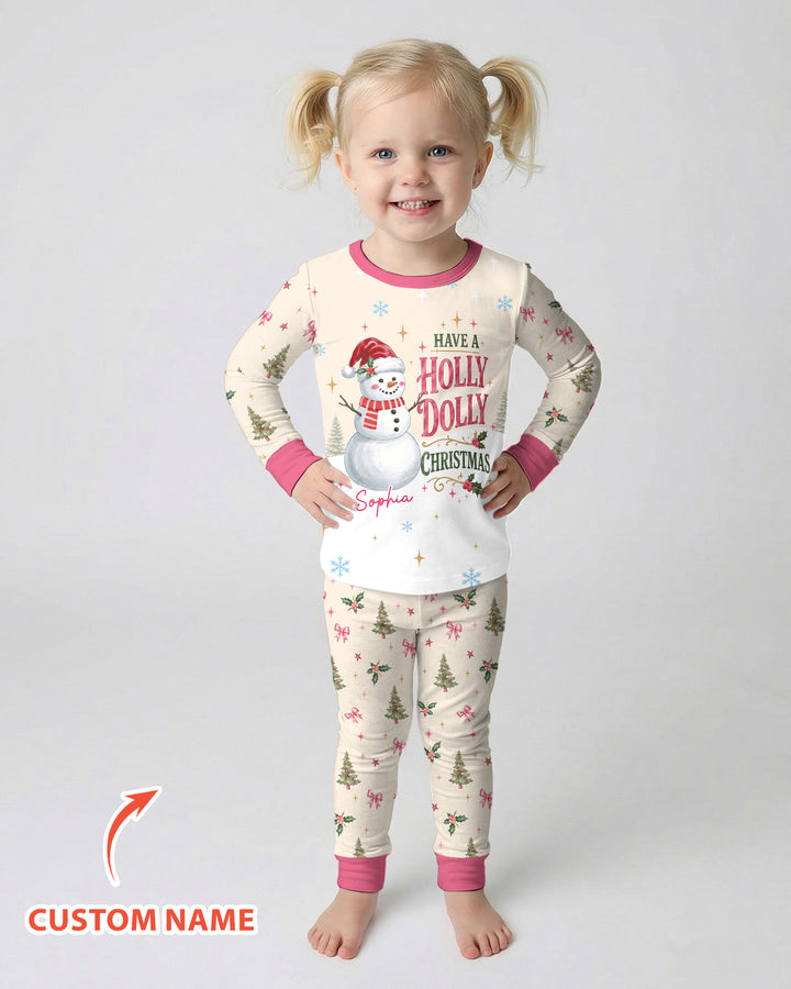 Tis The Season Bamboo Two Piece Long Sleeve Pajama Set