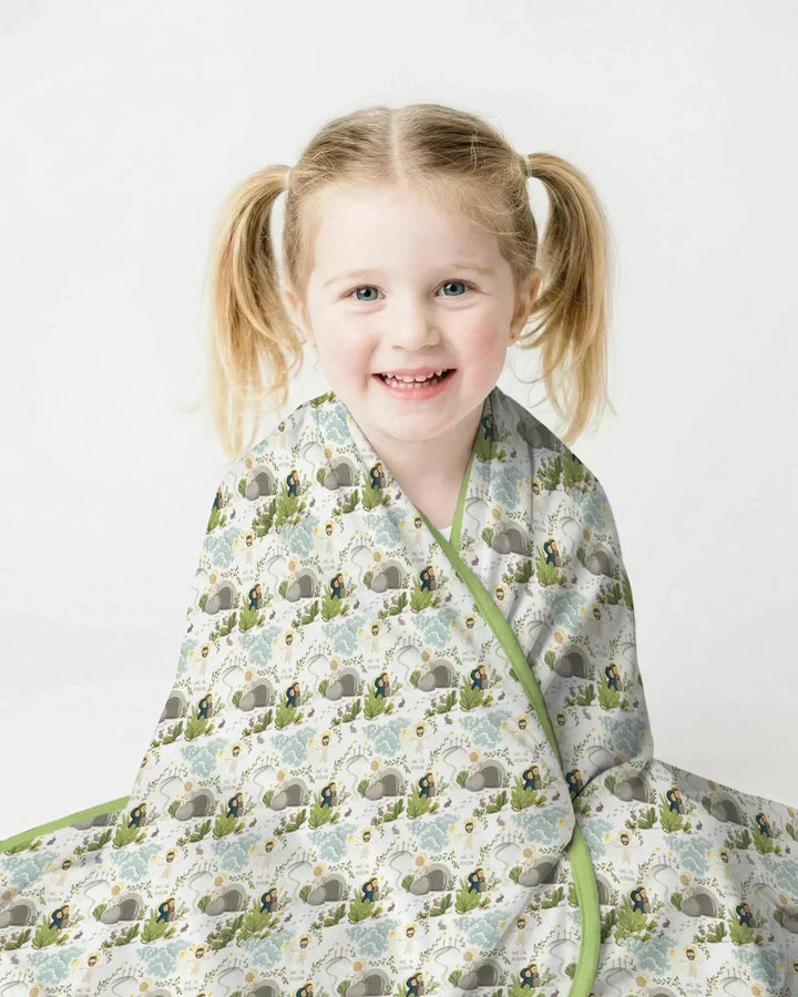 Matthew 28:1–8 He Is Risen Bamboo Blanket