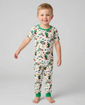 World Soccer Tournament Let's Go Mexico Family Matching Bamboo Two Piece Short Sleeve Pajama Set