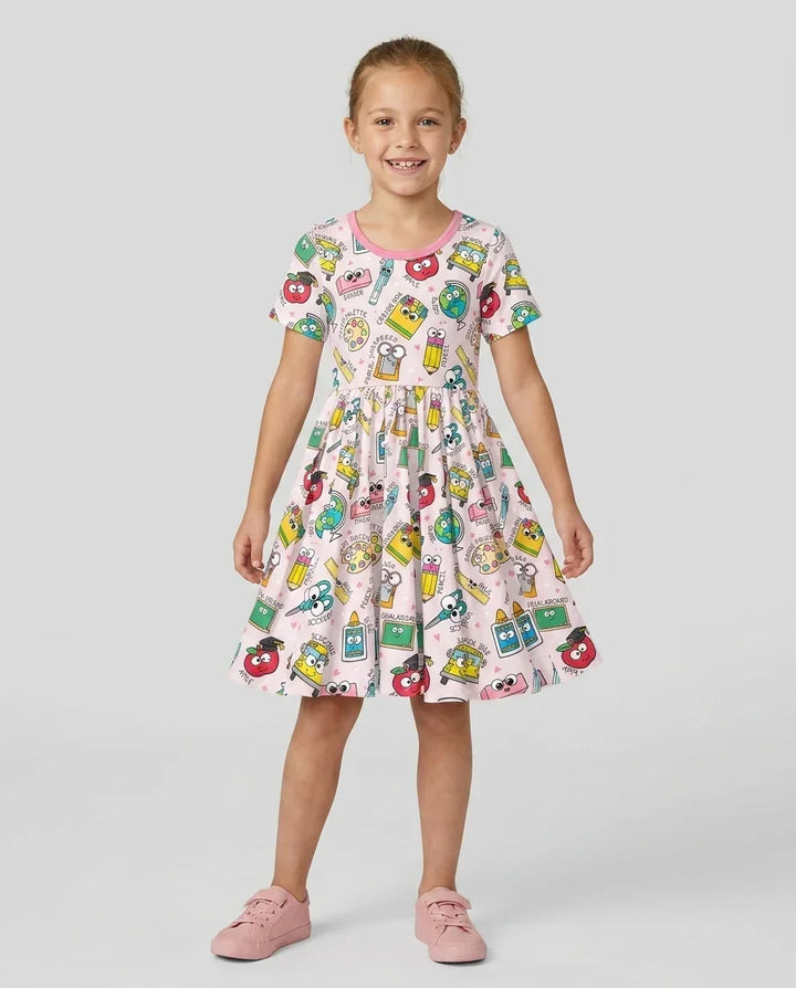 Happy School Pals Bamboo Twirl Dress