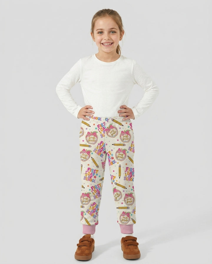 Custom School Grade First Day Cutie Bamboo Jogger