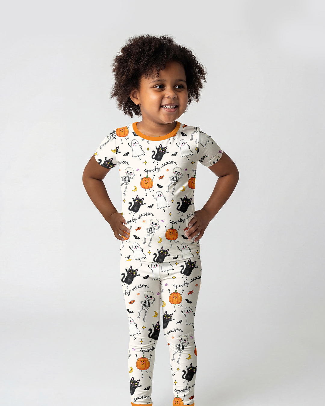 Hangin’ With My Boos Bamboo Two Piece Short Sleeve Pajama Set
