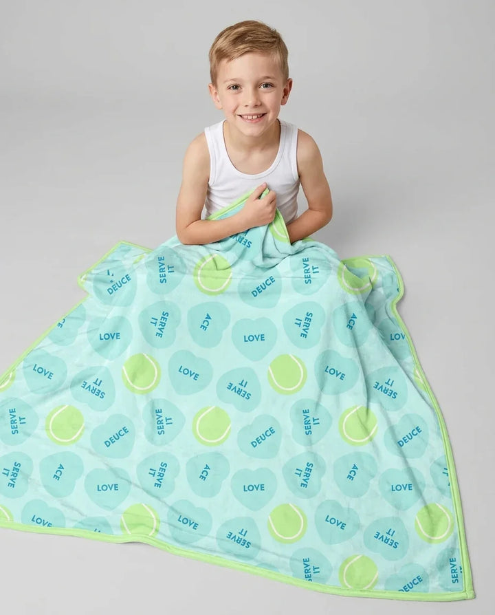 Tennis with Love Bamboo Blanket