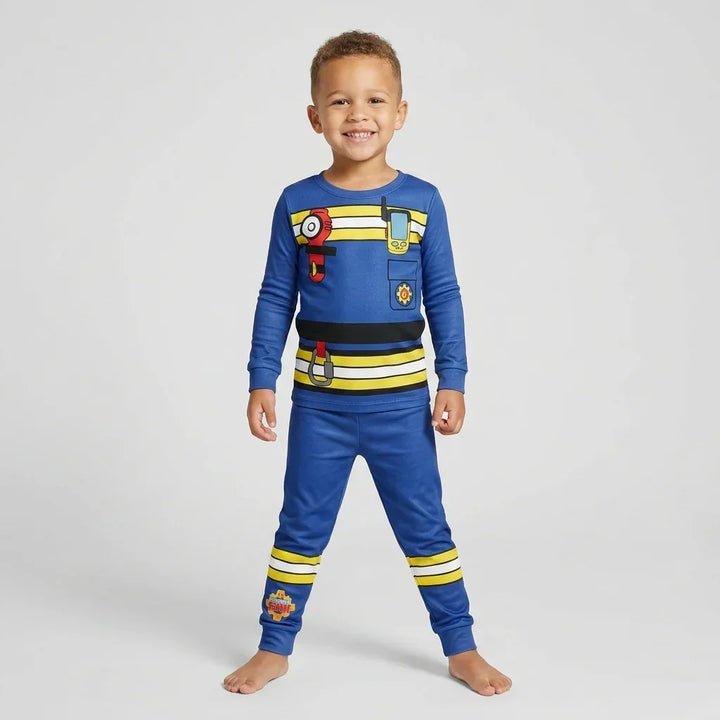 Template Bamboo Two Piece Long Sleeve Pyjamas Set