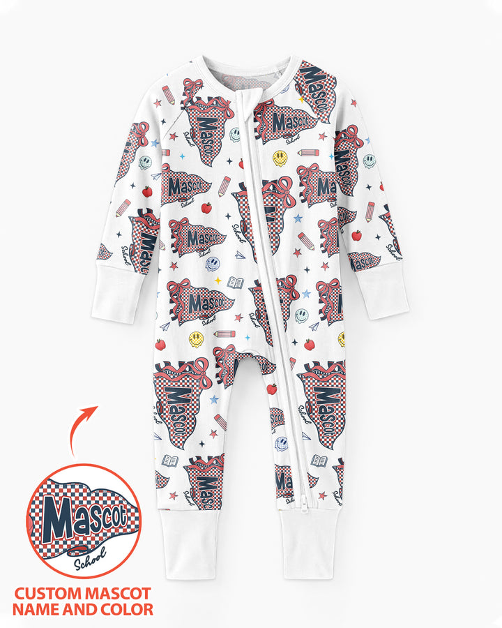 Custom Mascot School Name Bamboo Convertible Zippy