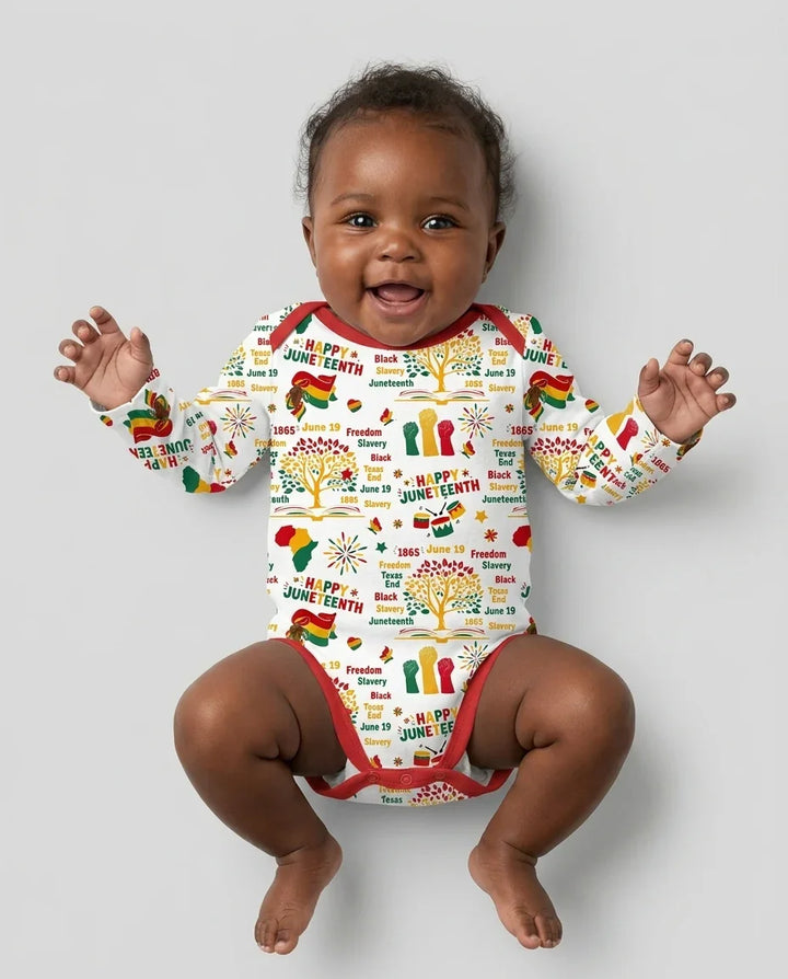Happy Juneteenth Bamboo Bodysuit