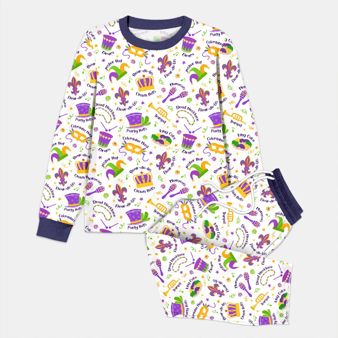 Mardi Gras Family Matching Bamboo Men's Pajama Set